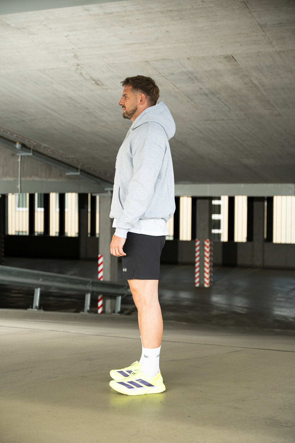 ATHLÉ HOODIE - STONE GREY